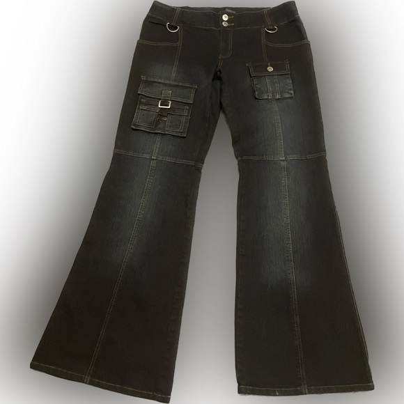 Bongo Wide Leg Cargo Jeans - Picture 8 of 8
